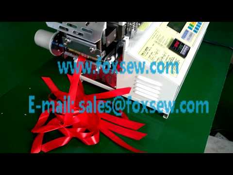 Automatic Satin Ribbon Angle Tape Cutting Machine