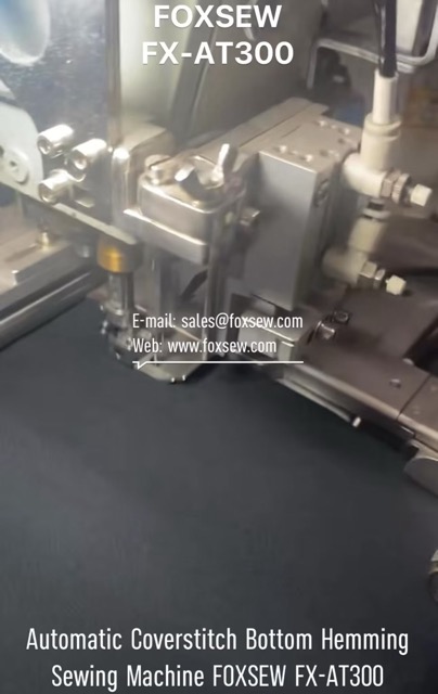 Automatic Tubular Coverstitch Bottom Hemming Sewing Machine