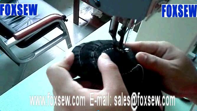 Super High Post Bed Walking Foot Lockstitch Machine for Shoes