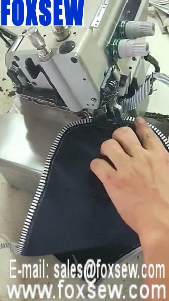 Overlock Sewing Machine with Tape Binder