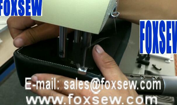 Leather Handbag Stitching Machine with 360 degree Rotating bed