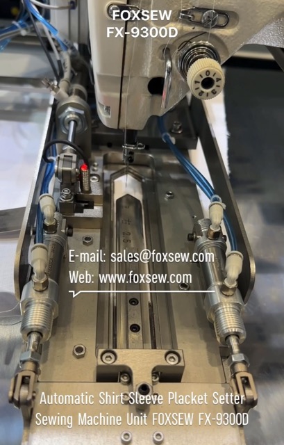 Automatic Shirts Sleeve Placket Setter Sewing Machine Unit