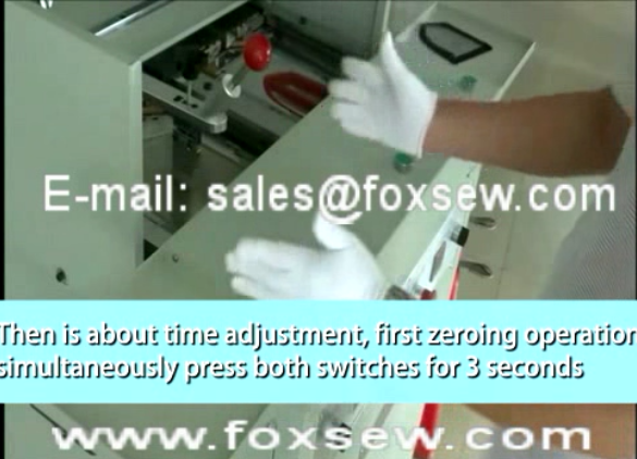 Automatic Pocket Creasing Machine Operation