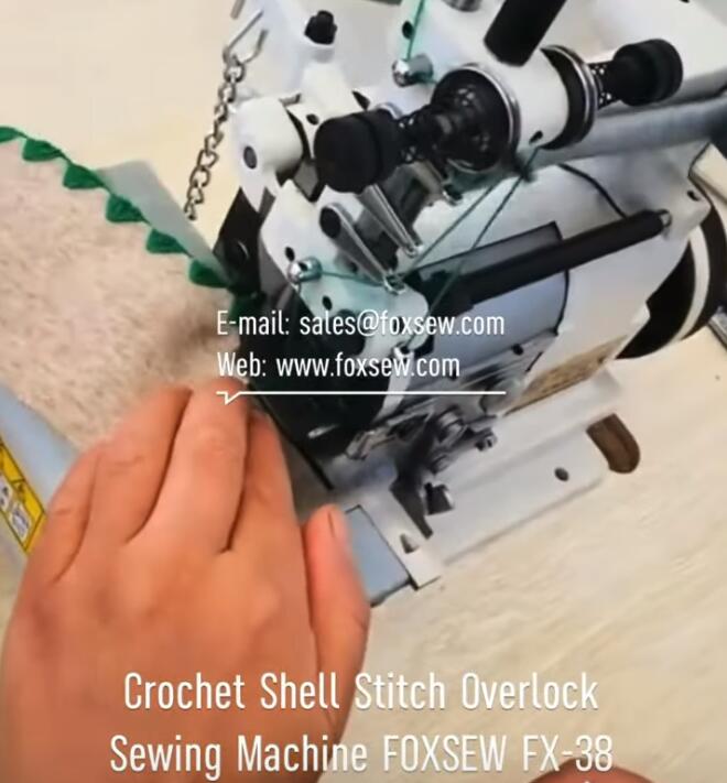 Crochet Shell Stitch Overlock Sewing Machine