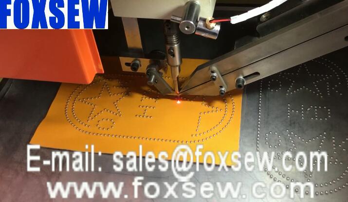 Automatic Four Jaws Button Attaching Nailing Machine