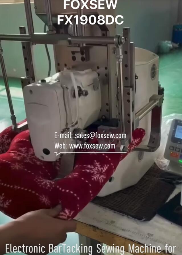 Electronic Bartacking Sewing Machine for Pillows and Cushions