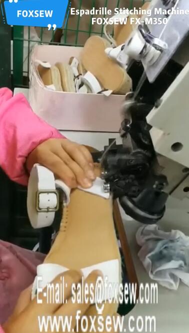 Espadrille Sandals Stitching Machine