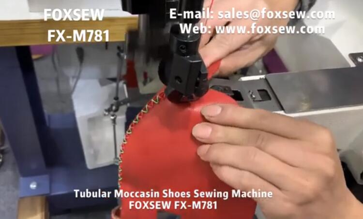 Tubular Moccasins Shoe Sewing Machine
