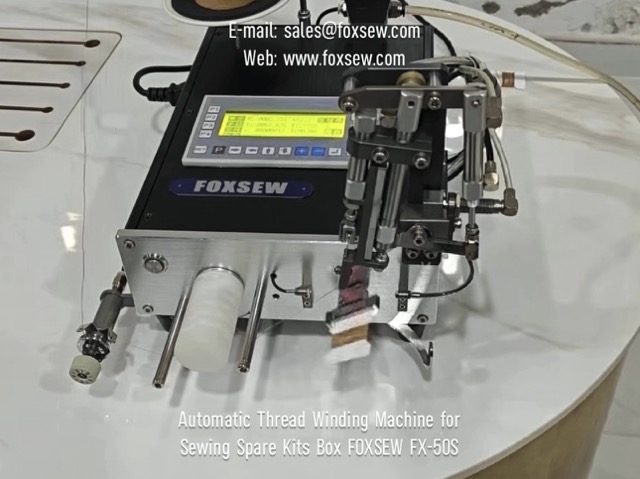 Automatic Thread Winding Machine for Sewing Spare Kits