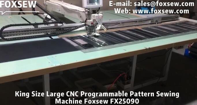 King Size Large CNC Programmable Pattern Sewing Machine