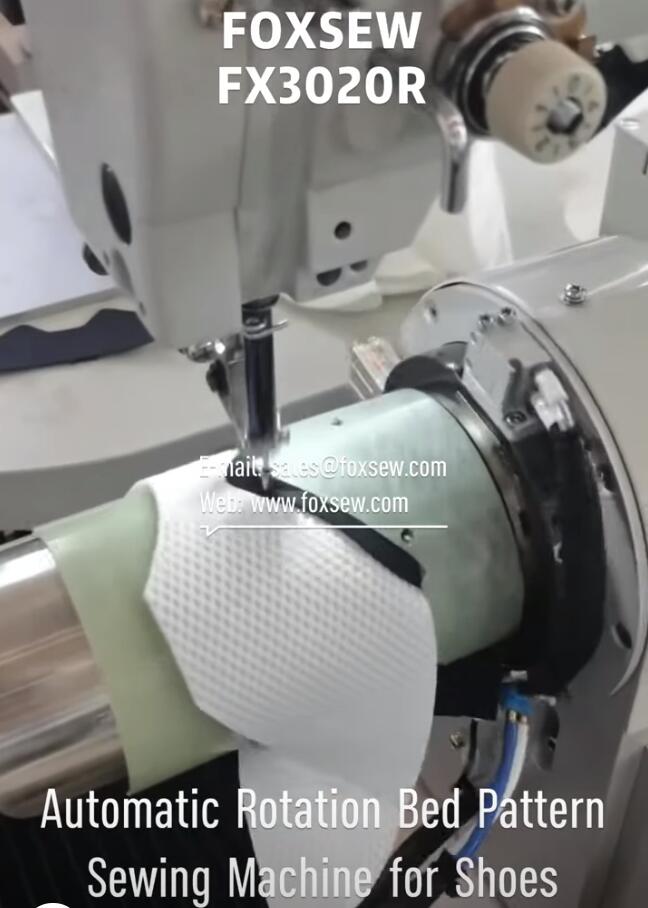 Automatic Rotation Bed Pattern Sewing Machine for Shoes