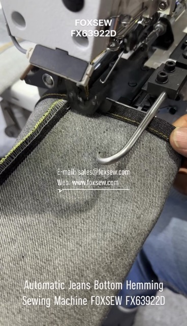Automatic Jeans Bottom Hemming Sewing Machine