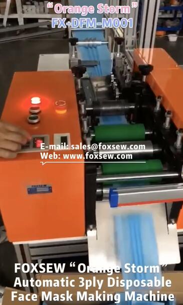 Automatic 3ply Disposable Face Mask Making Machine