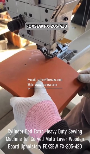 Cylinder Bed Extra Heavy Duty Sewing Machine for Curved Multi-Layer Wooden Board Upholstery