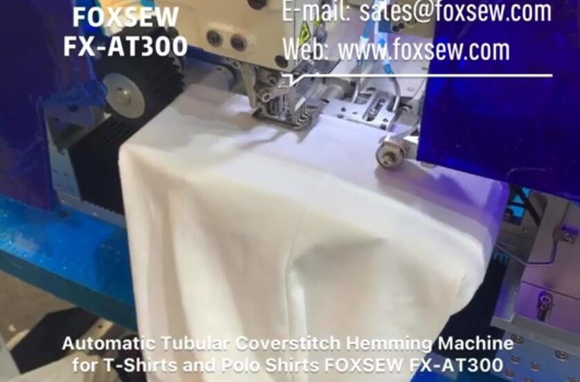 Automatic Coverstitch Hemmer for T-Shirts and Polo-Shirts Sleeves and Bottoms