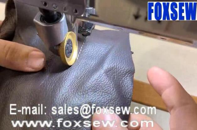 Post Bed Wheel Feed Sewing Machine with Auto-Short-Thread-Trimmer