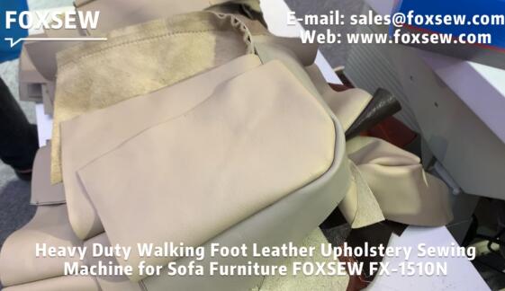 Walking Foot Heavy Duty Leather Upholstery Sewing Machine for Sofa Furniture