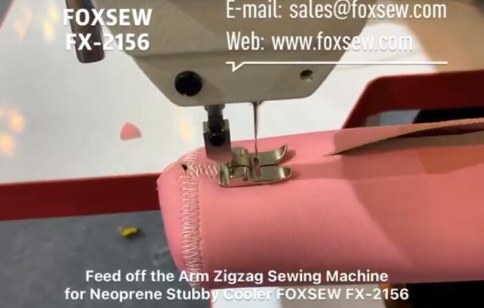Neoprene Stubby Cooler Zigzag Sewing Machine