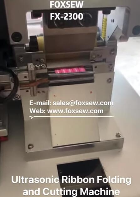 Ultrasonic Ribbon Folding and Cutting Machine