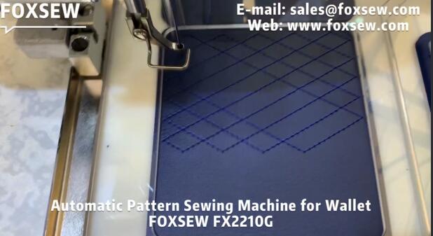 Automatic Pattern Sewing Machine for Wallet