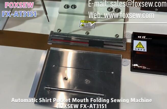 Automatic Shirts Pocket Hemming Machine