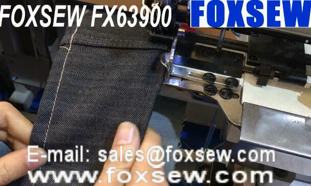 Automatic Lockstitch Jeans Leg Bottom Hemming Machine