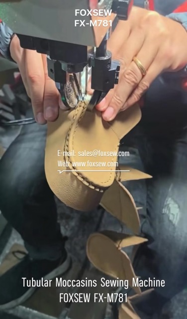 Tubular Moccasins Stitching Machine