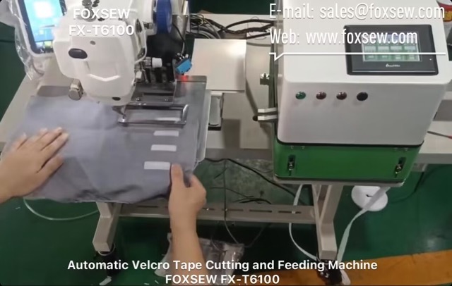 Automatic Velcro Tape Cutting and Feeding Machine