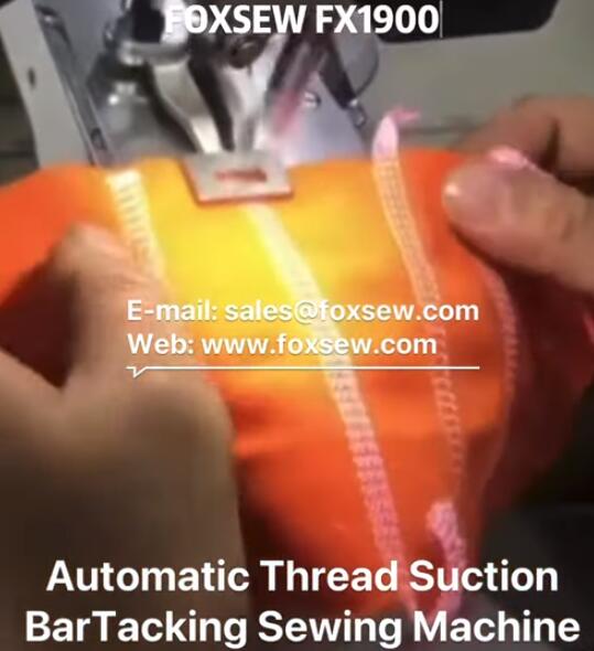 Automatic Thread Suction BarTacking Sewing Machine