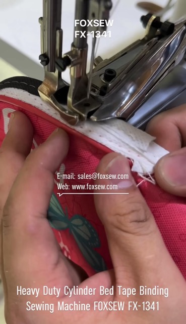 Heavy Duty Cylinder Bed Tape Binding Sewing Machine