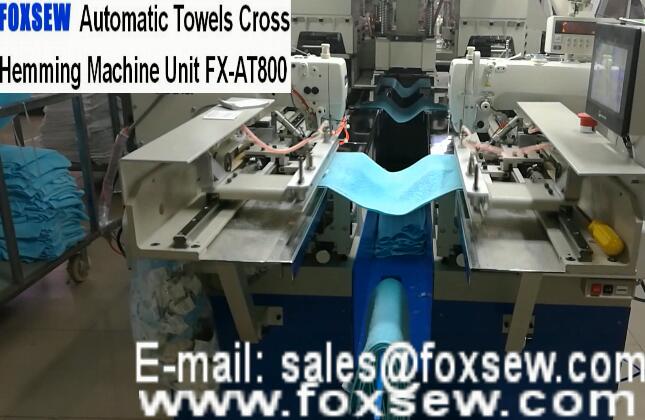 Fully Automatic Towels Cross Hemming Sewing Unit
