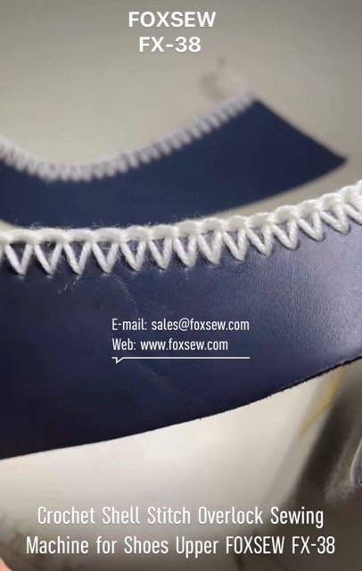 Crochet Shell Stitch Overlock Machine for Shoes