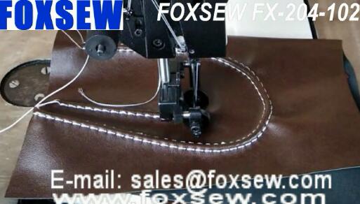 Double Needle Moccasins Shoes Sewing Machine