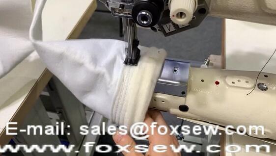 Two Needle Cylinder Arm Filter Bag Sewing Machine