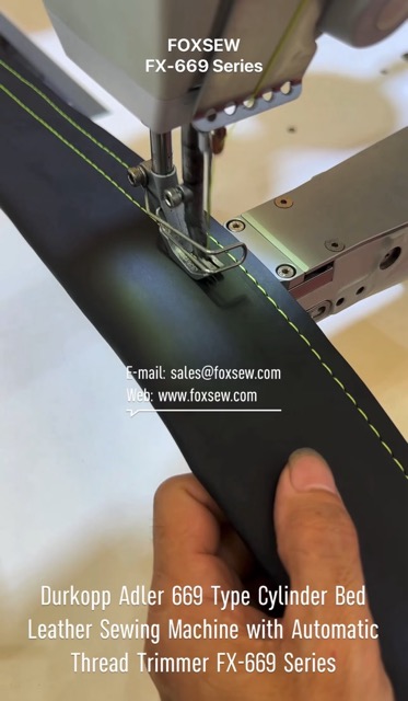 Durkopp Adler 669 Type Cylinder Bed Leather Sewing Machine with Automatic Thread Trimmer