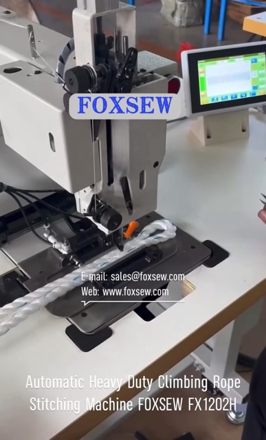 Automatic Heavy Duty Climbing Rope Stitching Machine