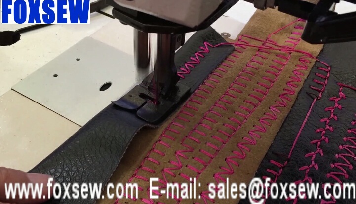Single Needle Heavy Duty Thick Thread Ornamental Stitching Machine