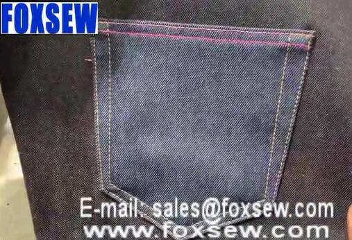 Automatic Pocket Setter for Jeans
