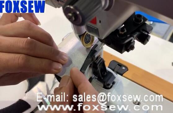 Automatic Roller Feed Post Bed Sewing Machine with Side Cutter