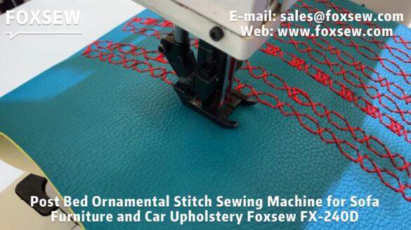 Postbed Ornamental Stitching Machine for Sofa and Car Upholstery