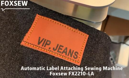 Automatic Label Attaching Sewing Machine