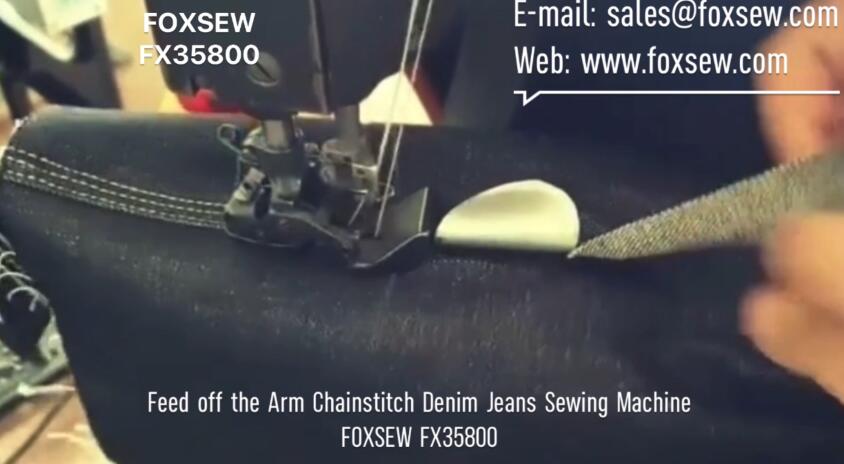 Feed off the Arm Denim Jeans Lap Seaming Sewing Machine