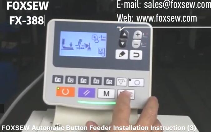 Automatic Button Feeder Installation Instruction FOXSEW FX-388 (3)