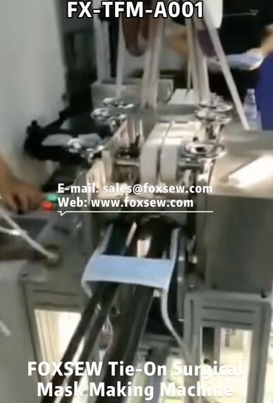 Tie-On Surgical Mask Making Machine