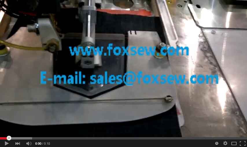 Automatic Pattern Sewing Machine for Jeans Pocket 