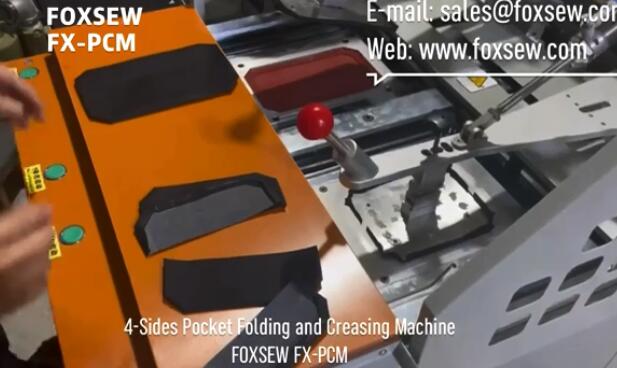4-Sides Pocket Folding and Creasing Machine Changing Molds