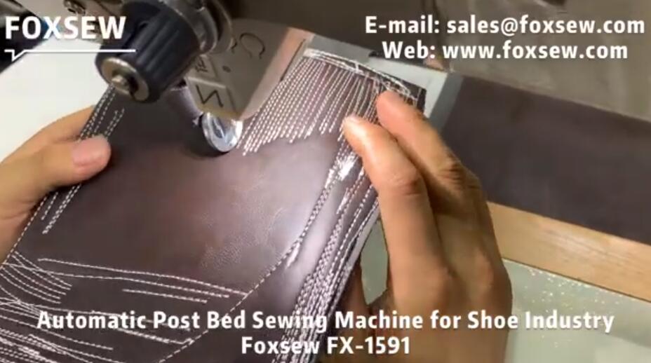 Automatic Post Bed Sewing Machine for Shoe Industry