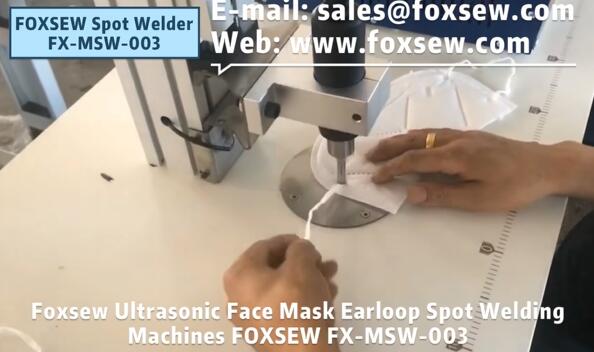 Mask Earloop Spot Welding Machine