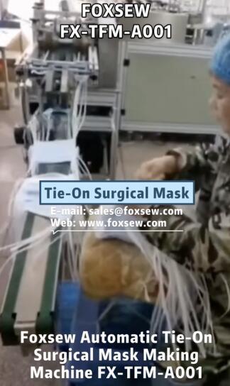 Automatic Tie-On Surgical Mask Making Machine