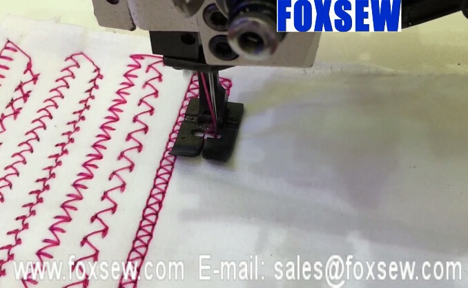 Single Needle Ornamental Stitching Machine for Decorative Seams on Upholstery 